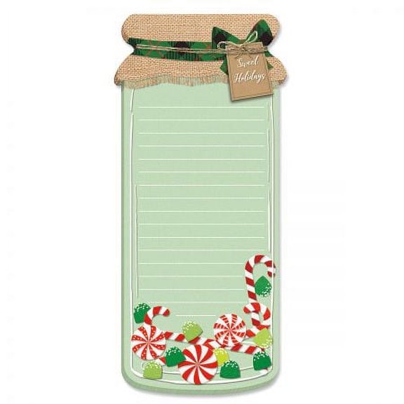 Current Holiday Jar Christmas Memo Pads - Set of 2, 3.75 x 8.25" Each