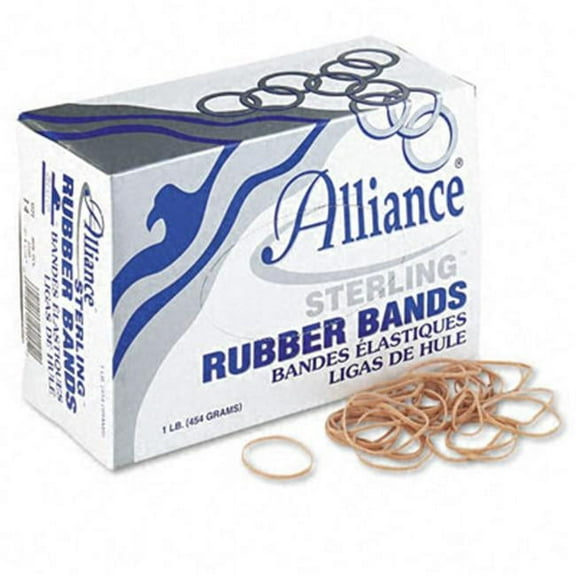 Alliance  Sterling Ergonomically Correct Rubber Bands  #14  1/8 x 2  3100 per 1lb Box