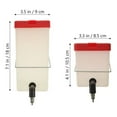thumbnail image 2 of HLONK 2Pcs  Automatic Waterer Bunny  Dispenser   Drinking Equipment   Holder, 2 of 8