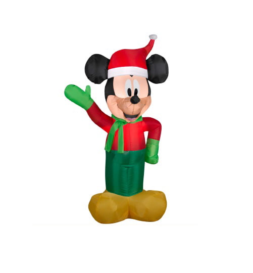 Disney Mickey Mouse Christmas Inflatable LED Lights  3.5' New 