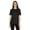 Black, variant on Regular Fit Solid Round NeckTop For Womens Casual Short Sleeves Soft Tee Tops