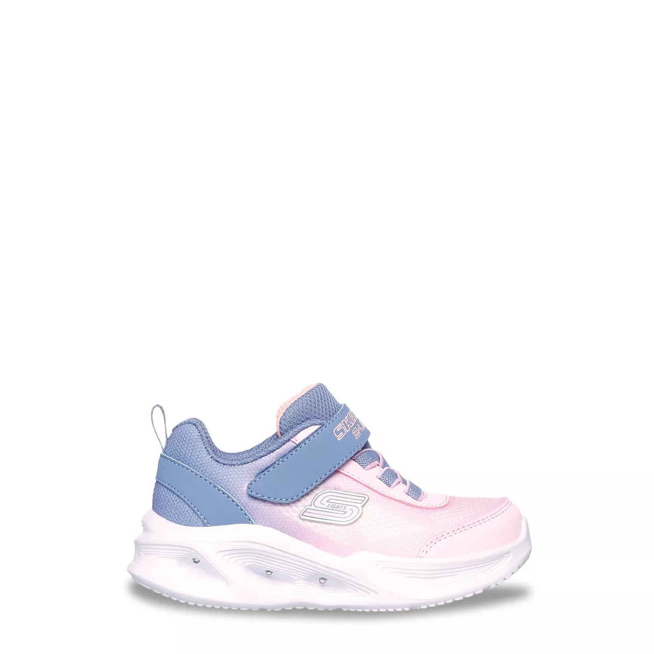 Skechers Toddler Girls' S-Lights: Sola Glow Ombre Deluxe Running
