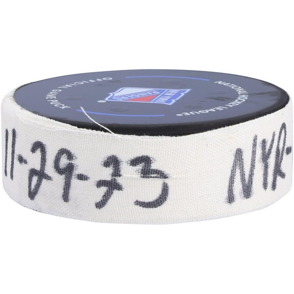 K'Andre Miller New York Rangers Game-Used Goal Puck From November 29, 2023 Vs. Detroit Red Wings - Fanatics Authentic Certified