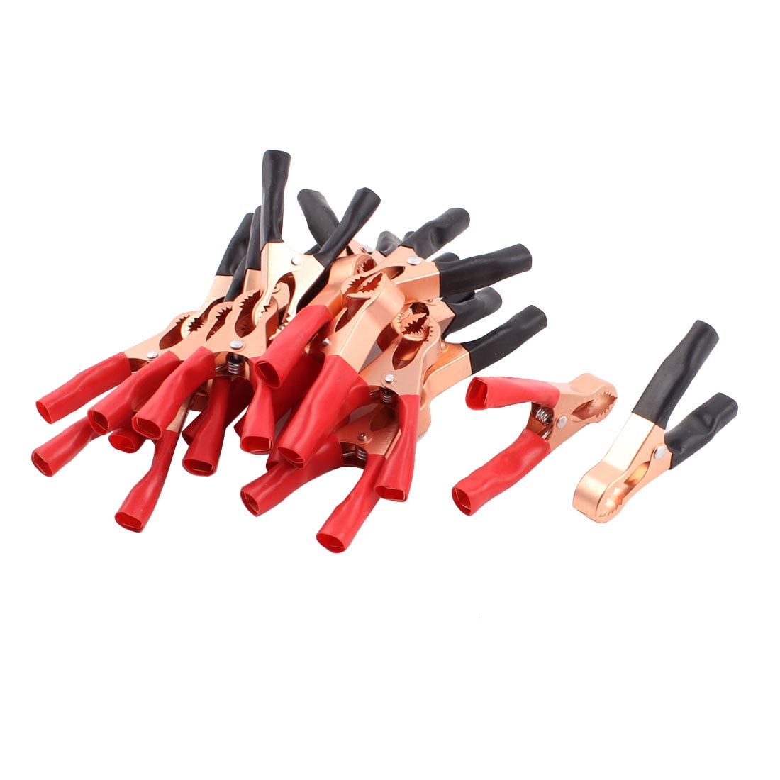 2pcs Battery Clamp Test Probe Alligator Clip With Boot Medium - Foto 11