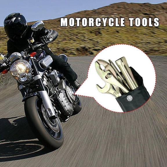 Blarkrus 5-Piece Motorcycle Tool Set Pliers Wrench Spark Plug Socket Tool Kit Screwdriver Motorcycle Tool Accessories
