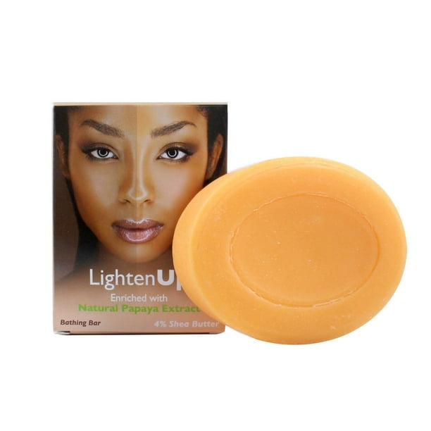 Lighten Up PLUS natural Papaya Soap 100gr - Walmart.com ...