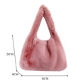 thumbnail image 3 of Bolsa Otoño Invierno señoras de gran capacidad de felpa para damas compras Sywqhk Para Estrenar, 3 of 9