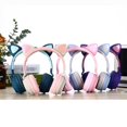 thumbnail image 4 of Auriculares inalámbricos Bluetooth para niños, Auriculares inalámbricos / con cable Bluetooth Cat Ear, Auriculares inalámbricos con luz LED para niños sobre la oreja con micrófono Xemadio 2033141-1, 4 of 8