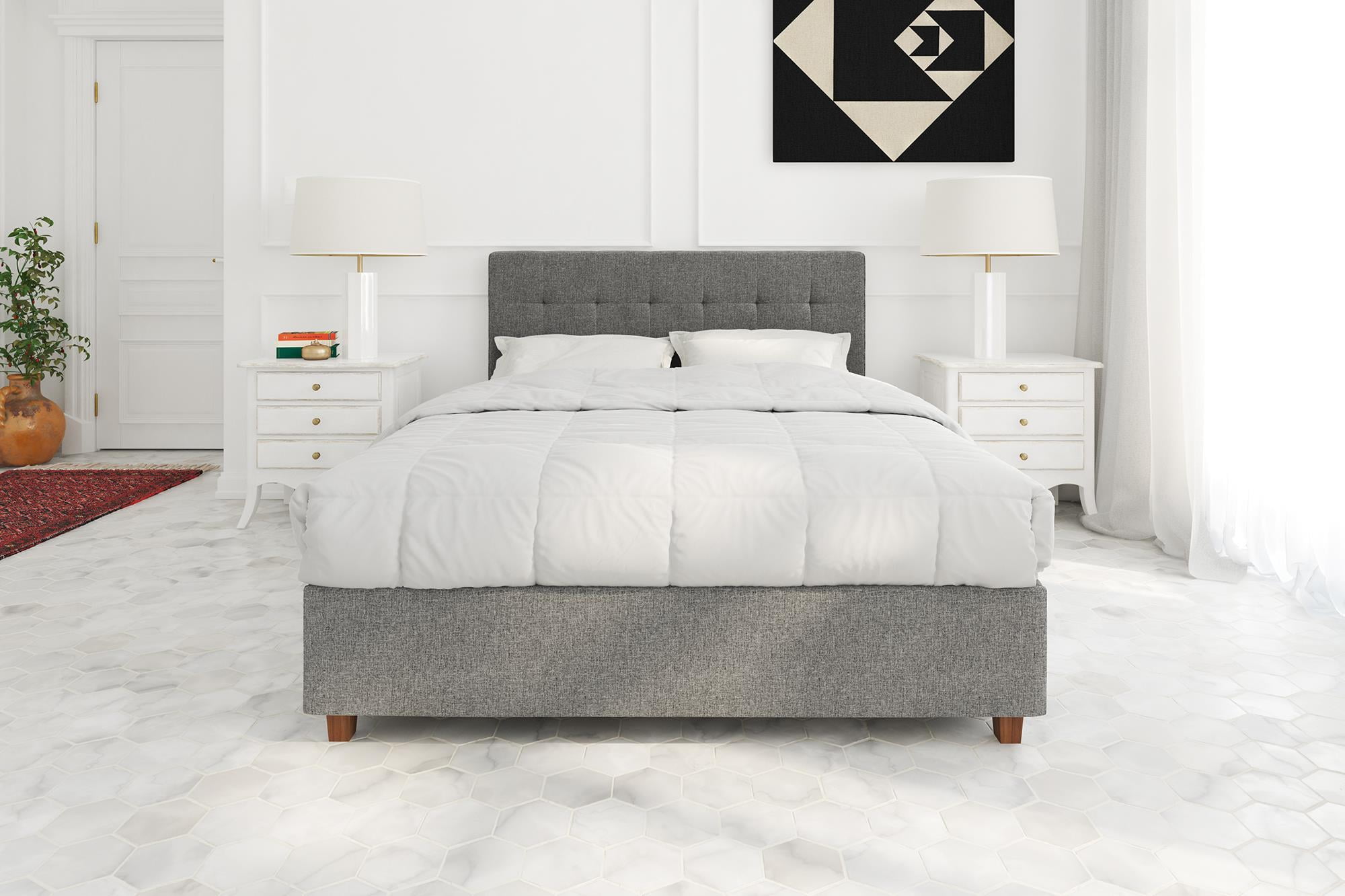 Better Homes Gardens Porter Upholstered Platform Bed Multiple