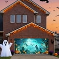 thumbnail image 4 of Ltdhehe Horrible Halloween Garage Banners Create A Halloween Atmosphere And Easily Attract Children And Neighbors. Festive Atmosphere To Your Garage.5, 4 of 8