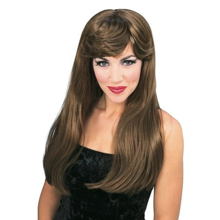 Adult Womens Club Hair Auburn Rave Wig Costume Accessory Glamour
