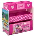 thumbnail image 3 of Disney Minnie Mouse Plastic Sleep and Play Toddler Bed & Minnie Mouse 6 Bin Design and Store Toy Organizer, 3 of 3