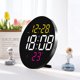 thumbnail image 5 of Reloj LED de doble propósito creativo de 9 pulgadas, reloj multifunción para sala de estar, reloj de noche, 5 of 5