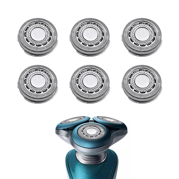 6-Pack SH70 Replacement Heads for Electric Shaver 7000 Series, New Upgraded blades For 7000 replacement heads