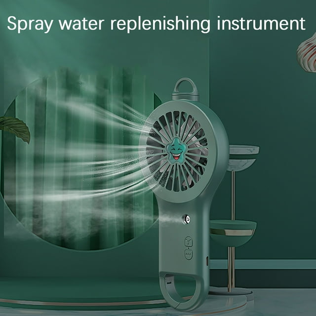 Aqestyerly Ventilateur de Pulvérisation Portatif Mini Humidification et Instrument de Réapprovisionnement en Eau