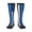 2 Black-1, variant on Women's Knee High Socks Thin Blue Line America Flag Outdoor Casual Tube Socks