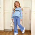 thumbnail image 5 of Amidoa Girls Sweatsuits 2pcs Sets Fall Winter Clothes Casual Cute Sweatshirt and Sweatpants Outfits, 5 of 8