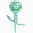 thumbnail image 2 of Portable Fan, Battery Operated with Oscillating Mini Fan Function, Ultra-fine Mesh for Child Safety, 360° Rotation for Widespread Airflow, Travel Essential for Hot Summer Days, 2 of 7