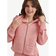 thumbnail image 3 of Justice Girls Icon Full Zip Hoodie, Sizes XS - XLP, 3 of 6