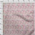 thumbnail image 3 of oneOone Georgette Viscose Red Fabric Text Sewing Fabric By The Yard Printed Diy Clothing Sewing Supplies 42 Inch Wide, 3 of 5