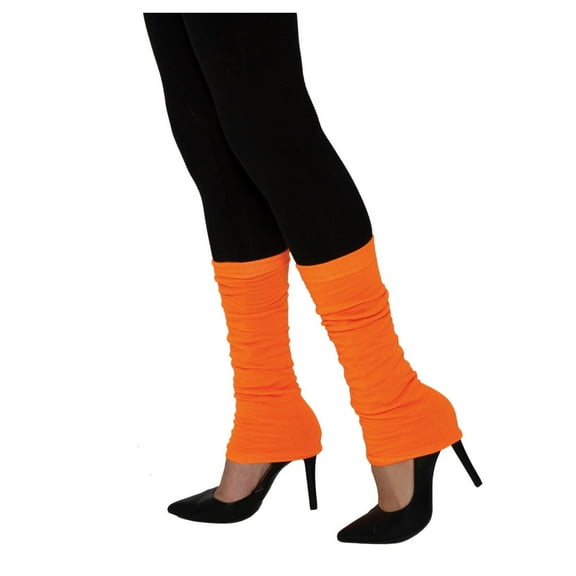 Halloween Neon Orange Leg Warmers