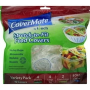 CoverMate Variety Pack Stretch-to-Fit Food Covers, 10 covers