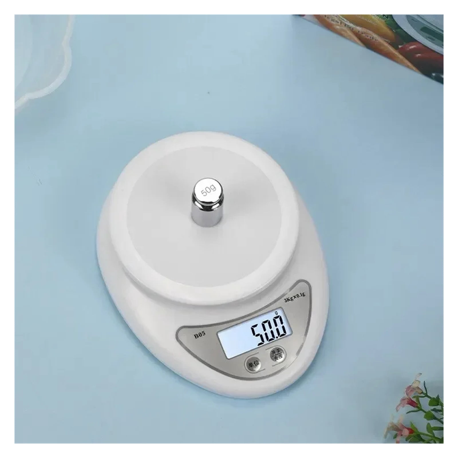 5kg LED Portable Digital Precision Scale Great for Kitchen Food Weighting Compact Electronic Balance ,Multifunction