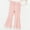 Pink, variant on NAISIBABY Girls Flare Pants 9 T, Thin Stretchy Lace Wrap Elastic Waist Fashion Causal Leggings Black(2-12T)