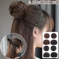 thumbnail image 2 of Extension de Chignon en Cheveux Synthétiques Naturels à Clipser, 2 of 8