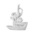thumbnail image 4 of Soporte de Incienso de Reflujo Baoblaze Cerámica Mano de Buda Blanca, 4 of 8
