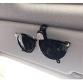 thumbnail image 2 of Glasses Holders for Car Sun Visor 2 Pack, Bling Bling Diamond Sunglasses Eyeglasses Mount with Ticket Card Clip (Pink), 2 of 4