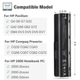 thumbnail image 2 of Batería portátil NATNO MU06 MU09 5200 mAh para HP Pavilion G6 G7, 2 of 6