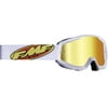 FMF PowerCore Core Youth MX Offroad Goggles White w/Red Mirror Lens