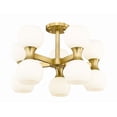 thumbnail image 3 of 494-10SF-MGLD-Z-Lite-Artemis - 10 Light Semi-Flush Mount In Mid-Century Modern Style-13.75 Inches Tall and 21 Inches Wide-Modern Gold Finish, 3 of 7