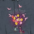 thumbnail image 2 of Willy Wonka And The Chocolate Factory Never Let Them Steal Your Dreams Unisex Adult Pull-Over Heather Hoodie,Navy, 3X-Large, 2 of 3