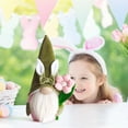 thumbnail image 4 of Easter and Bunny Doll Desktop Ornament Spring Home for Men Easter Decoration, 4 of 6