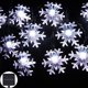 thumbnail image 1 of Cadena de luces solares Fiudx con forma de copo de nieve 20 luces LED decoración navideña, 1 of 6