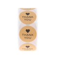 thumbnail image 3 of Thank You Letter Stickers Self Adhesive Kraft Paper for Gift Packaging and Decoration Multi Color 100 Pieces, 3 of 4