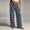 Black women wide leg pants a1, variant on Usloyux Women's Wide Leg Pants with Tie Waist Flowy Polka Dot Casual Lounge Long Trousers for Beach Party, Black M