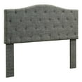 thumbnail image 1 of Bowery Hill Contemporary Fabric Full Queen Tufted Headboard in Gray, 1 of 3