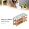 thumbnail image 4 of Dollhouse Shoe Shelf, Miniature Shoes Rack 2 Layer 1/12  For Entrance, 4 of 8