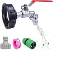 thumbnail image 1 of Adaptador de Depósito IBC 3/4" Grifo de Depósito IBC de Lluvia Grifo Garrafa para Grifo Deposito 1000 litros Adaptador IBC Grifo de Jardín, 1 of 5