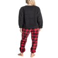 thumbnail image 2 of Ensemble de Pyjama en Peluche Sherpa pour Femmes et Plus Violet/diamant Moyen, 2 of 4