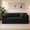 Black, variant on 79" Retro Corduroy Deep Seat Sofa Bed, Compressed Pull-Out Sofa Bed with No Assembly, Luxury Pull-Out Sofa Bed with High Density Foam for apartment home office, Black