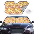 thumbnail image 3 of Lsque Snake Car Windshield Sun Shade | Accordion Folding Style Auto Shade for Car Truck SUV Van | Blocks UV Rays Sun Visor Protector | Small, 3 of 7