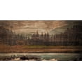 thumbnail image 2 of Brown, Denise 14x9 Black Ornate Wood Framed with Double Matting Museum Art Print Titled - Mountain Reflection 4, 2 of 4