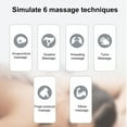 thumbnail image 2 of Tignapoo Portable TENS Massage Pad with Remote - 6 Modes, 9 Intensities for Neck, Shoulder, Back & More - Lightweight, Rechargeable, Black, 2 of 6