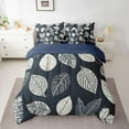 thumbnail image 2 of Manfei Green Leaves 7-Piece Twin Bedding Sets for Teens Female Men,Botanical Plants Bedding Comforter Set,Nature Tree Breathable Sheet Sets,Lightweight Room Decor,Reversible, 2 of 8