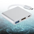 thumbnail image 3 of PD+ DATOS+ USB 3.1-C Adaptador Hub, Hub Tipo C, USB Digital de Alto Rendimiento USB 3.1 A 4K Para OS X, Tabletas,, 3 of 7