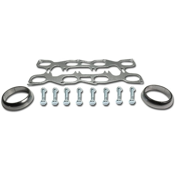 DNA Motoring GKTSET-SRT8 For 2005 to 2010 Chrysler 300 Charger Challenger SRT8 Aluminum Exhaust Manifold Header Gasket Set 06 07 08 09